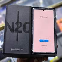 A picture of SAMSUNG GALAXY NOTE 20 ULTRA FULL BOX CLEAN FULL DISPLAY
