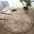 A picture of Carpet za manyoya za duara jamn mzgo mpya kabsa kwa