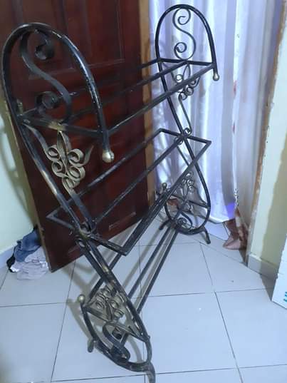 A picture of Metallic shoe Rack