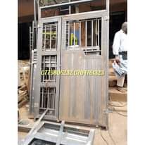 A picture of Metallic doors and windows