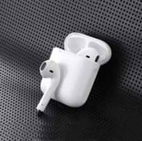 A picture of Bluetooth earphones