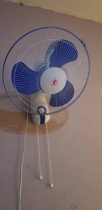 A picture of Wall fan at 70k saachi original flat iron 45k