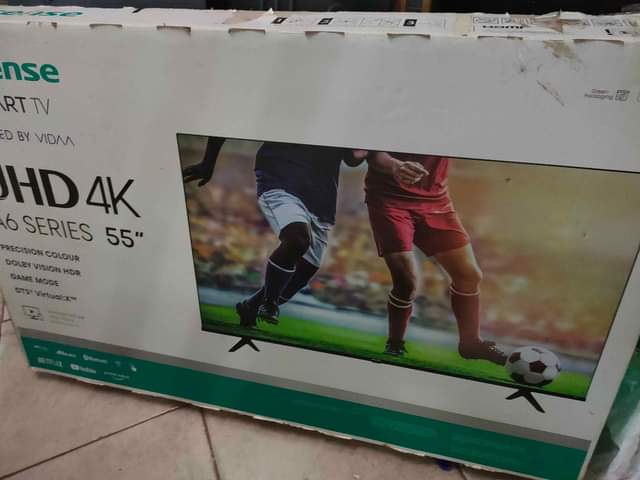 A picture of 55 inch Hisense smart A6 tv