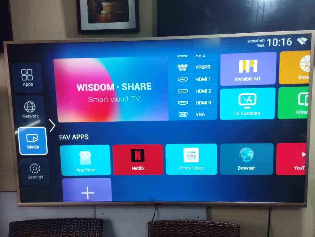 A picture of SOLSTAR SMART TV Model solstar android TV Screen size 65