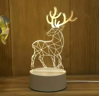 A picture of Bedside lamp 3d lamp taa za urembo