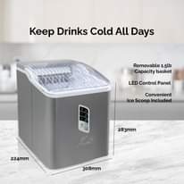A picture of Enveix Automatic Ice Maker 9 Cubes 12KG
