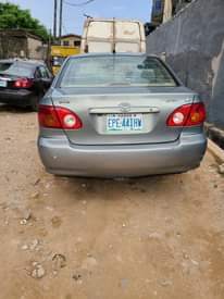 A picture of Nigerian used toyota corolla 2004 call 08028768060 for more info