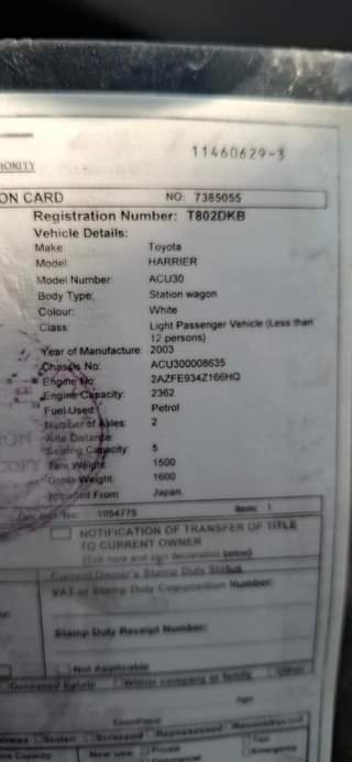 toyota harrier