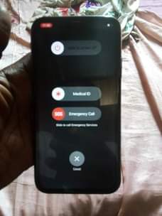 A picture of I phone 11 plain ina password nicheck tuzungumze gb 128