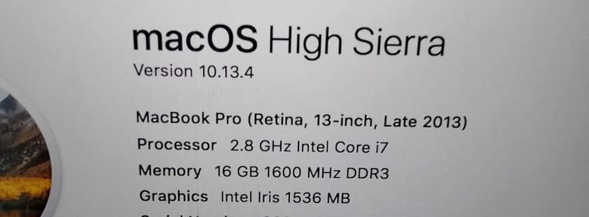 A picture of Macbook Pro 2014 Retina Hp Dell Lenovo
