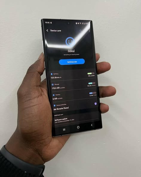 A picture of Samsung galaxy note 10
