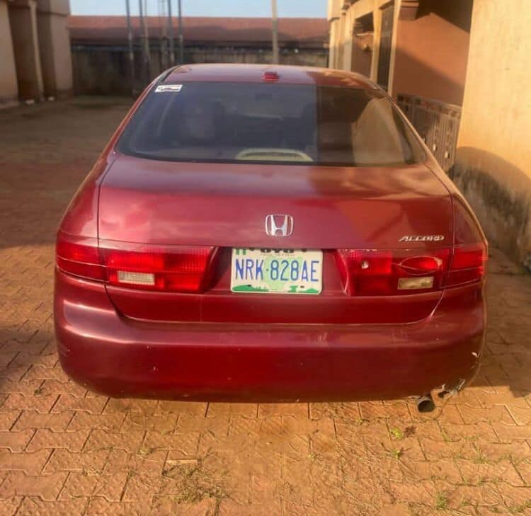A picture of HONDA ACCORD O5 WITH GOOD ENGINE GEAR AND AC FOR