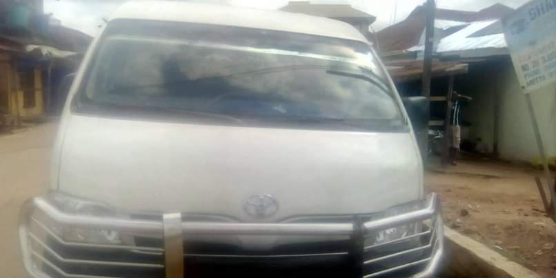 A picture of Toyota Hummer bus super clean