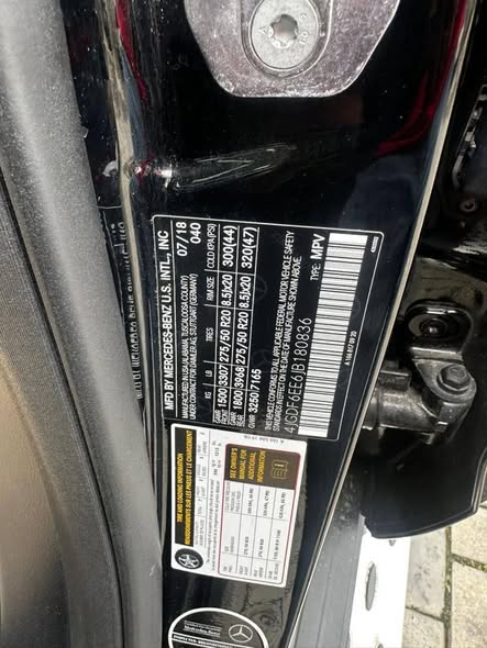 A picture of Distress Sale s Foreign used GL450 Benz 2019 model Fully