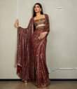 A picture of Georgette saree