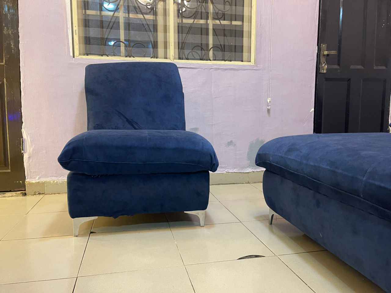 A picture of L Shape Single Seater Price 110K Location Alausa Ikeja 09067198194