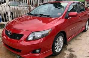 A picture of TOKUNBO Toyota Corolla YEAR MODEL 2010 TRANSMISSION Automatic CONDITION Buy
