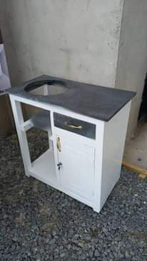 A picture of Kitchen cabinets