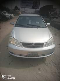 A picture of Belgium grade 2004 model Toyota Corolla with everything sounds like