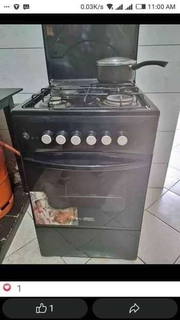 A picture of Gas and electronic cooker