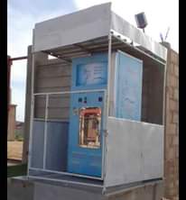 A picture of water vending machine