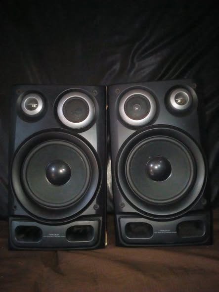 A picture of Radio compartments and midrange speakers