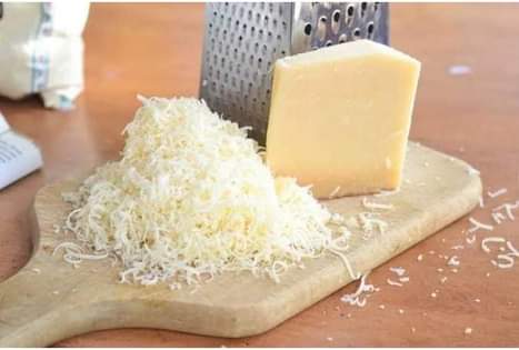 A picture of Mozzarella cheese cheddar cheese Feta cheese Gauder cheese