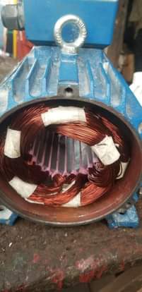 A picture of All kinds of motor rewinding a undertaken