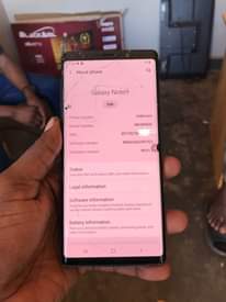 A picture of At 330k Negotiable cracked Samsung note 9 128gb 6gb ram