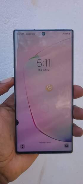 A picture of Samsung galaxy Note10 plus 5G