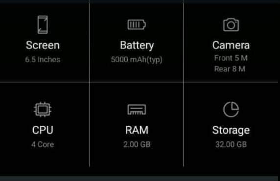 A picture of Itel phone