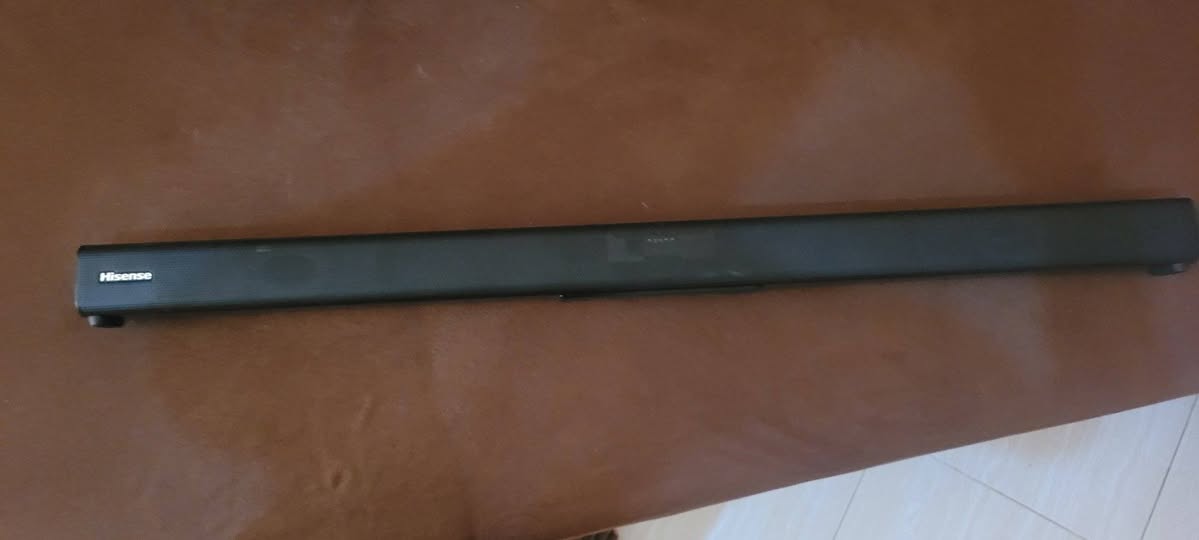 A picture of Hisense sound bar New just out of a box