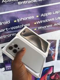 A picture of Open box locked iPhone 15 pro 256Gb