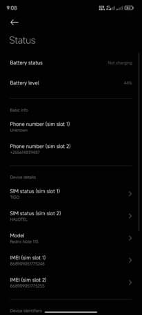 A picture of REDMI NOTE 11 S