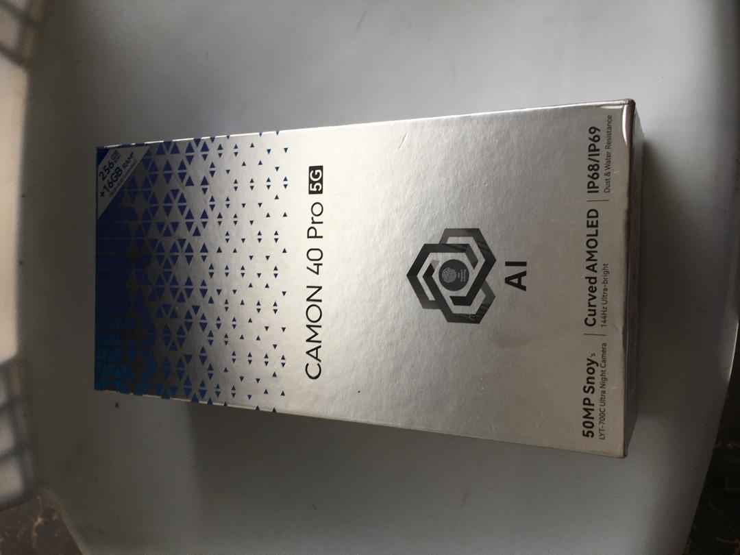 A picture of Tecno camon 40 pro