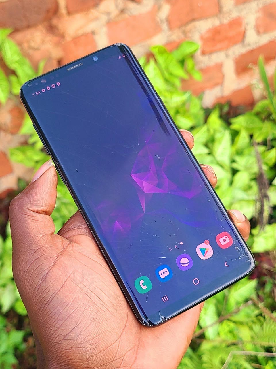 A picture of Samsung galaxy s9plus
