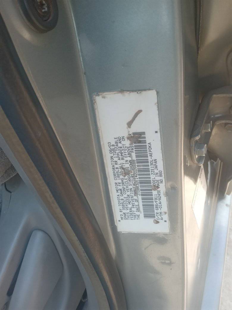 A picture of Toyota Corolla