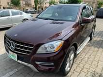 A picture of Benz ml350 2012 registered