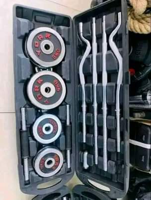 A picture of Dumbbells other workout equipments