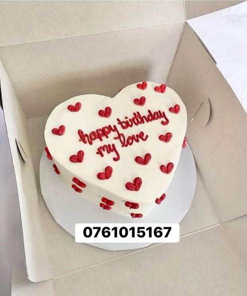 A picture of Heart shaped cakes