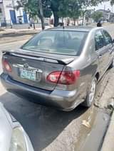 A picture of Toyota Corolla 2005 model neatly baked on the first body