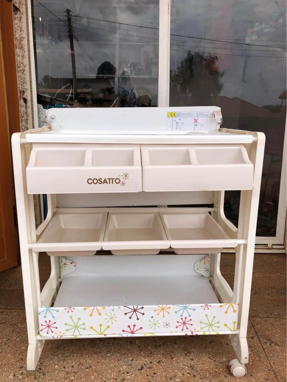A picture of Baby bath and changing in units are available