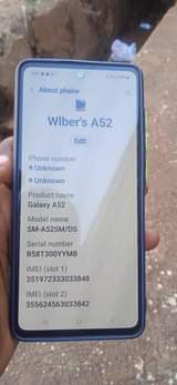 A picture of Samsung a52 5G