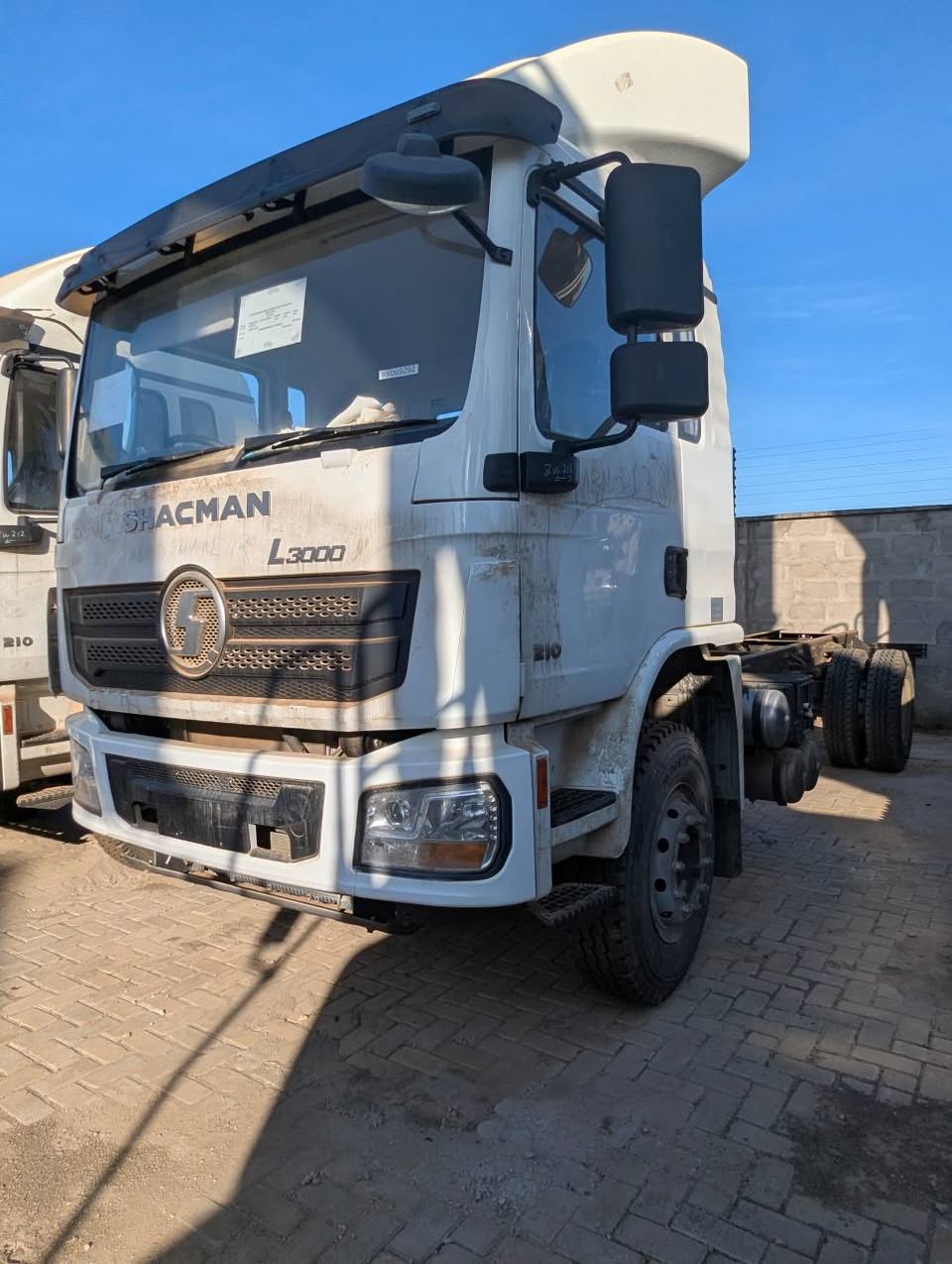 A picture of Shacman trucks