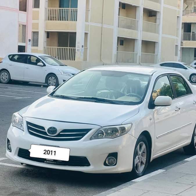 A picture of Toyota Corolla Model 2011 Gcc Mid Option Call 0557769353 