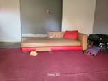 A picture of 2bedroom house with sitting dinning kitchen garage just half km