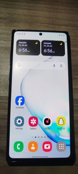 A picture of Samsung Galaxy Note 10 5G