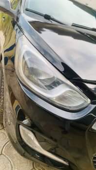 A picture of Distress Hyundai accent 2012 model Only fault is brain box