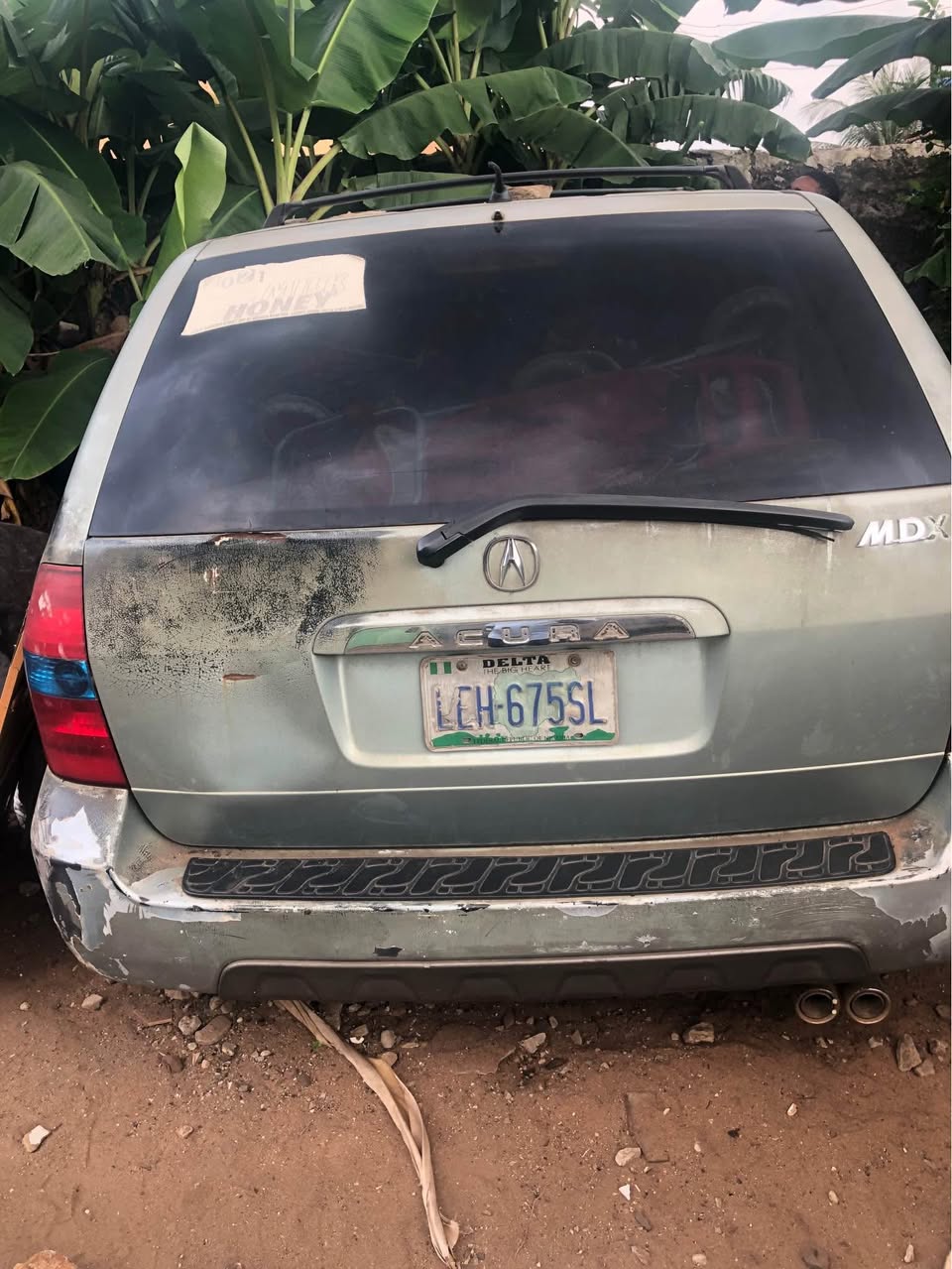 A picture of Acura MDX scrap condition