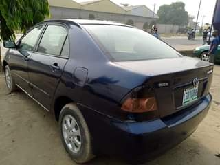 A picture of Toyota corolla bank type 2005